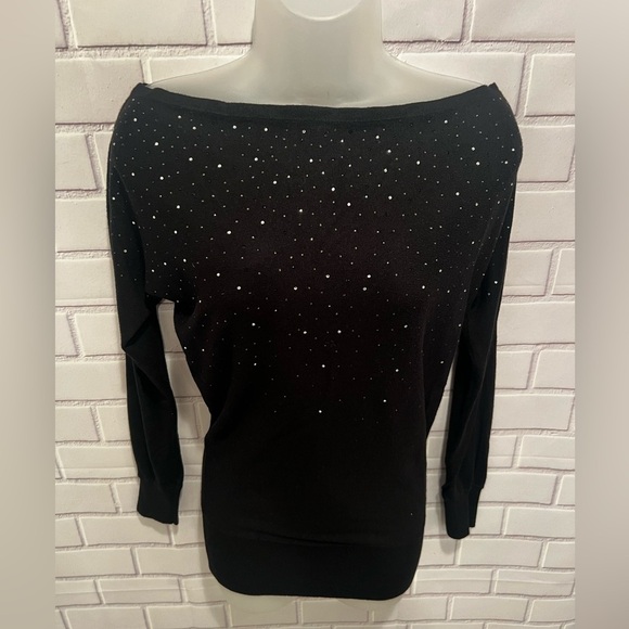 GUESS women black sweater /size S - Picture 4 of 9